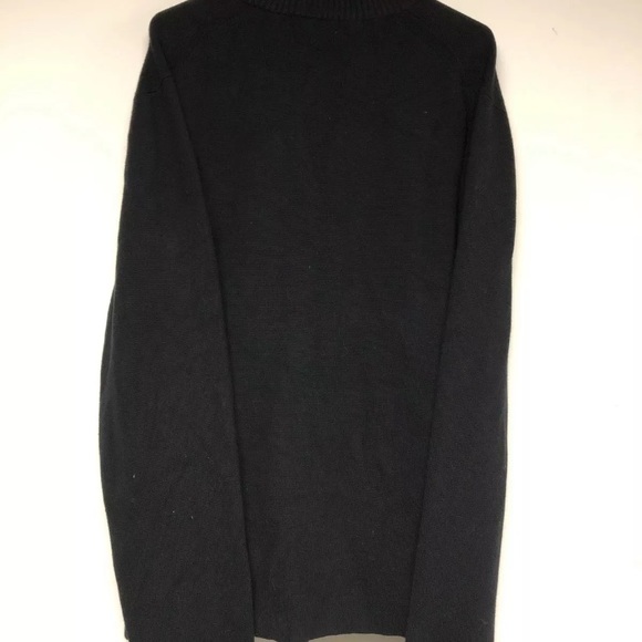 Calvin Klein Zip Up Black Sweater - Picture 3 of 4